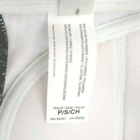 Altard State Swim Bikini Top Bandeau Small Black - Picture 7 of 10